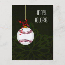 野球選手のクリスマスカード シーズンポストカード