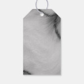 野球選手のピッチャーがワインドアップ ギフトタグ (裏面)