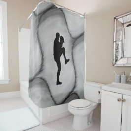 野球選手のピッチャーがワインドアップ シャワーカーテン