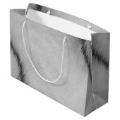 野球選手のピッチャーがワインドアップ ラージペーパーバッグ (裏面アングル)