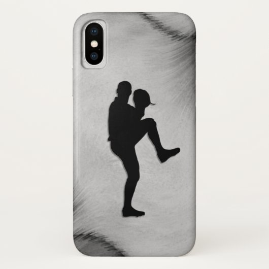 野球選手のピッチャーがワインドアップ Case-Mate iPhoneケース (裏面)
