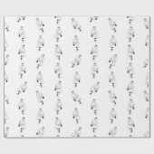 野球選手のヴィンテージカスタム背景色 ラッピングペーパー (フラット)