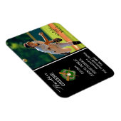 野球選手の写真卒業発表 マグネット (右側)