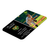 野球選手の写真卒業発表 マグネット (左側)