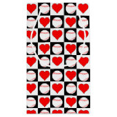 野球選手の名前または文字スポパーソナライズされたーツ スモールペーパーバッグ (裏面)