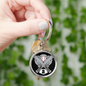 野球選手の均一第2 キーホルダー (手)