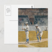 野球選手の練習 – Thomas Eakins ポストカード (正面/裏面)
