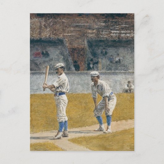 野球選手の練習 – Thomas Eakins ポストカード (正面)
