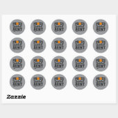 野球選手の自慢のおばさん ラウンドシール (シート)