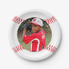 野球選手の誕生日パーティーカスタムの写真 ペーパープレート