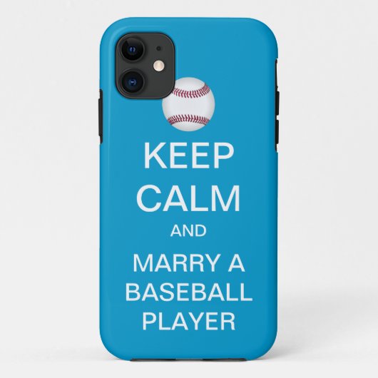 野球選手のiPhone 5の箱と結婚するために平静を保って下さい Case-Mate iPhoneケース (裏面)