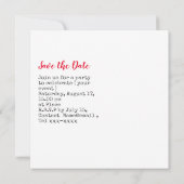 野球選手へのハッピーバースデー カード (裏面)