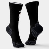 野球選手カスタムのチーム名とナンバースポーツ ソックス (傾斜あり)