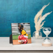 野球選手キッドフォトカスタマイズ フォトプラーク (インサイチュ)