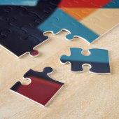 野球選手キュービストジグソーパズル ジグソーパズル (側面)