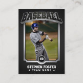 野球選手クラシック用の野球トレーディングカード コーリングカード (正面)