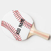 野球選手コーチ – はっきりしたモダンスケッチ 卓球ラケット (横)
