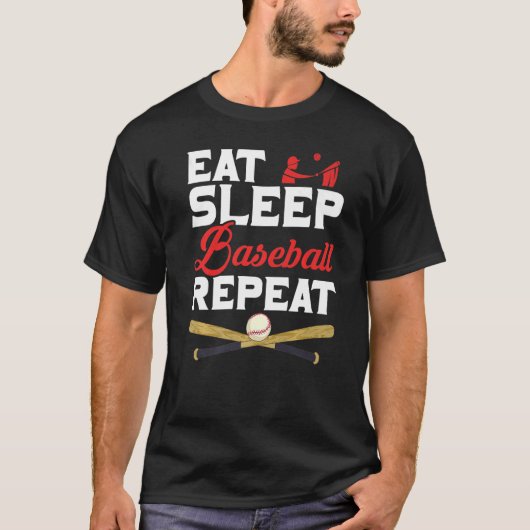 野球選手スポーツ野球コーチおもしろい野球 Tシャツ (正面)
