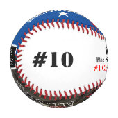 野球選手チーム名チャンピオン 野球ボール (正面左)