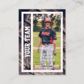 野球選手トレーディングカードお土産 コーリングカード (正面)
