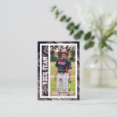 野球選手トレーディングカードお土産 コーリングカード (スタンド正面)