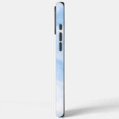 野球選手パーソナライズされたシルエットブルースカイ Case-Mate iPhoneケース (裏面 / 左)