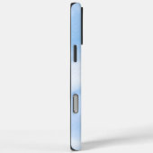 野球選手パーソナライズされたシルエットブルースカイ Case-Mate iPhoneケース (裏面 / 右)