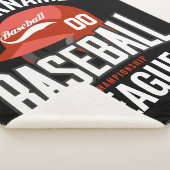 野球選手パーソナライズされた名チームチャンクラブ シェルパブランケット (3/4)