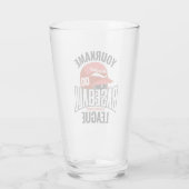 野球選手パーソナライズされた名チームチャンクラブ タンブラーグラス (裏面)