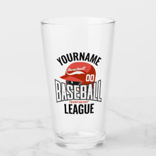 野球選手パーソナライズされた名チームチャンクラブ タンブラーグラス