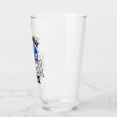 野球選手パーソナライズされた名チームチャンクラブ タンブラーグラス (左)