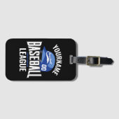 野球選手パーソナライズされた名チームチャンクラブ ラゲッジタグ (正面横)