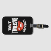 野球選手パーソナライズされた名チームチャンクラブ ラゲッジタグ (正面横)