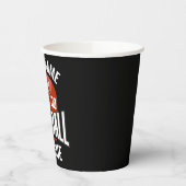 野球選手パーソナライズされた名チームチャンクラブ 紙コップ (左)