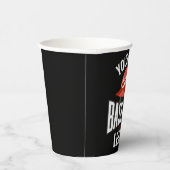 野球選手パーソナライズされた名チームチャンクラブ 紙コップ (右)