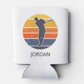 野球選手パーソナライズされた 缶クーラー (裏面)