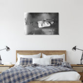 野球選手ポートレート保持こうもり キャンバスプリント (インサイチュ (寝室))