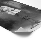 野球選手保持こうもり ポスター (角)