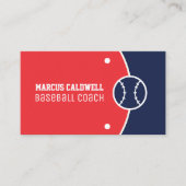 野球選手野球コーチインストラクター 名刺 (正面)