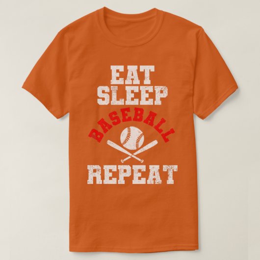 野球選手1 Tシャツ (デザイン正面)