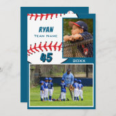 野球選手2フォトメモリメイト (正面/裏面)