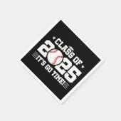 野球選手2025年卒業クラス スタンダードカクテルナプキン (角)