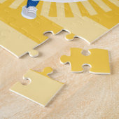 野球選手 – アフリカ系アメリカ人男の子 ジグソーパズル (側面)