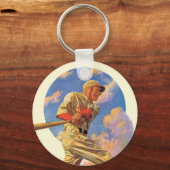 野球選手 キーホルダー (正面)