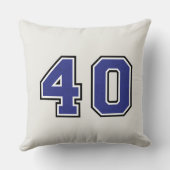 野球選手 クッション (裏面)