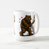 野球選手 コーヒーマグカップ (正面右)