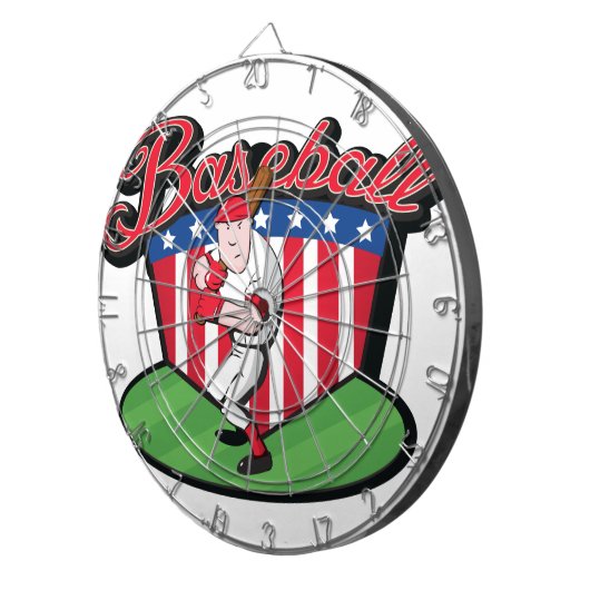 野球選手 ダーツボード (正面右)