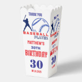 野球選手、チーム、誕生日優勝者 フェイバーボックス (裏面)