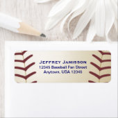 野球選手、ファン名および住所 シール (インサイチュ)