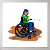 野球選手 ポスター (正面)